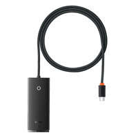 Baseus Adaptor HUB Type-C cu 4 porturi Lite Series (Type-C la USB 3.0*4) 1m negru