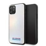 Husa guess Apple iPhone  11 Pro argint / argint hard case Iridescent Case