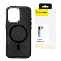 Glitter Case Wozinsky Glitter cu Mag Safe pentru Samsung Galaxy S25 Ultra - Neagră cu Sclipici