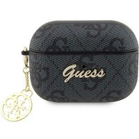 Husa Guess GUAP2G4GSMK Capac AirPods Pro 2 negru/negru 4G Charm Collection Case
