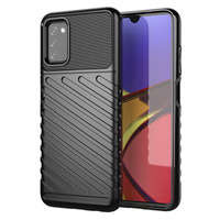 Thunder Case flexibil blindat flexibil husa acoperire Samsung Galaxy A03s negru