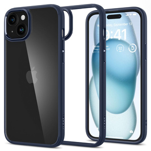 Husa Spigen Ultra Hybrid iPhone 15 albastru marin
