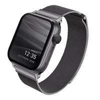 UNIQ strap Dante Apple Watch Seria 4/5/6/7/SE 44/45mm. Oțel inoxidabil grafit/grafit
