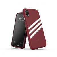 Husa iPhone Adidas OR mucegai PU Suede X/XS burgundy / collegiate burgundy 33282