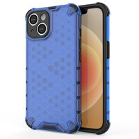Husa Husa iPhone Husă hibridă blindată Honeycomb 14 Plus Albastru Case