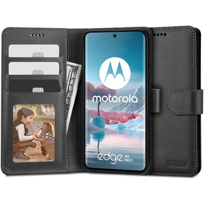 Husa Tech-protect Wallet Motorola Edge 40 Neo Negru