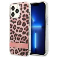 Husa GUESS Apple iPhone 13 13 Pro Leopard Pink Hardcase