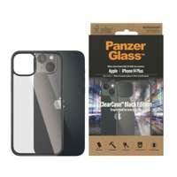 HusaCase iPhone PanzerGlass Clear 14 Plus 6.7" Antibacterial negru/negru 0407
