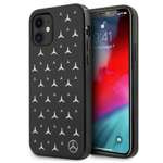 MERCEDES Apple iPhone 11 Silver Stars Pattern Black HardCase