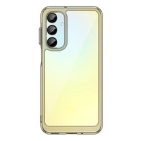 Husă din silicon pentru spațiul cosmic cu cadru de gel pentru Samsung Galaxy A16 / A16 5G - transparentă și neagră