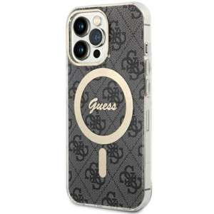 Husa iPhonecase MagSafe Guess GUHMP13LH4STK 13 Pro / 13 6.1" negru/negru greu 4G Case
