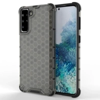 Honeycomb husa husă blindată cu ramă din gel Samsung Galaxy S21+ 5G (S21 Plus 5G) negru