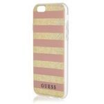 Husa Guess iPhone 6 6S Pink hardcase Ethnic Chic Stripes 3D Case