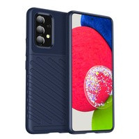 Thunder Case flexibil blindat flexibil husa husa Samsung Galaxy A53 5G albastru