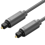 Cablu Optical UGREEN UGREEN Toslink AV122 Audio Dolby 7.1 Placat cu aur 1,5 m Negru