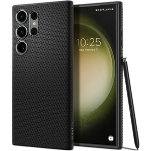 Husa Spigen Liquid Air MATTE Galaxy S23 Ultra Black Case