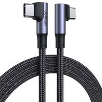 Cablu USB tip C cu unghi Cablu - USB tip C cu încărcare rapidă Putere de livrare 100 W 5 A 1 m negru (US335 70696)