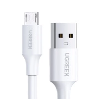 Cablu UGREEN Micro USB USB-A QuickCharge 3.0 2.4A 0.50m Alb