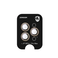 Protector de ecran din sticlă Joyroom JR-MFY0263 pentru lentile iPhone 16 Pro/16 Pro Max - maro