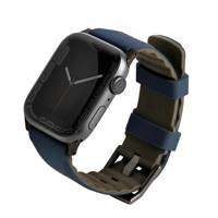 strap Apple Watch UNIQ Linus Series 4/5/6/7/8/8/SE/SE2/Ultra 42/44/45mm. Airosoft Silicone albastru/albastru marin