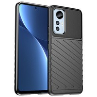 Case husanou Tunet Xiaomi 12 Lite siliko blindat negru de acoperire armată