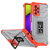 Inel de cristal Case blindat hibrid husa capac + magnetic suport Samsung Galaxy A72 4G roșu
