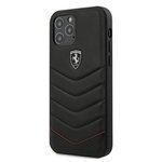 Case FERRARI Apple iPhone 12 Pro Max Off Track Quilted Black Hardcase