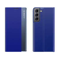 New Sleep Case cover husa cu capac cu flip cover cu funcție de stand Samsung Galaxy S22+ (S22 Plus) albastru