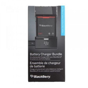 Baterie + Incarcator Bundle BLACKBERRY 9350 9360 9370 Curve EM-1 Original 1000mAh Nou