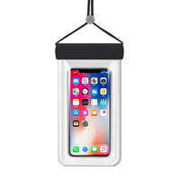 husă pentru telefon Impermeabil 115 mm x 220 mm sac de piscină sac de plajă negru