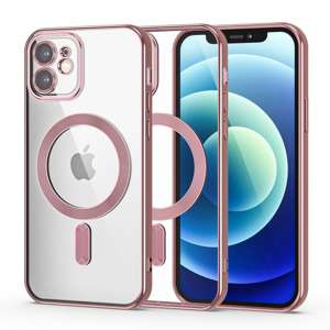 Husa Tech-protect Magshine MagSafe iPhone 12 Rose Gold Case
