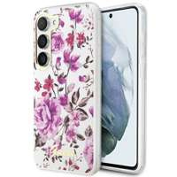 Husacase Guess Guhcs23shcfwst S23 S911 alb/alb Colecția Hard Flower Case