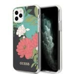 Husa Guess Apple iPhone  11 Pro Max negru N°1 Flower Collection Case