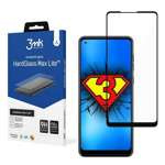 Szkło 3MK Samsung Galaxy A21s A217 A217 HardGlass Max Lite Sticlă neagră