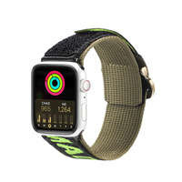 Strap strap Apple Watch Dux Ducis Strap (versiune pentru exterior) Ultra, SE, 8, 8, 7, 7, 6, 5, 4, 3, 2, 1 (49, 45, 44, 42 mm) brățară cu bandă de nailon negru-verde
