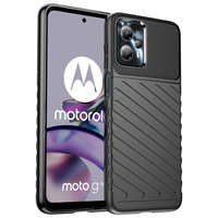 Husa Case husanou Thunder Motorola Motorola Moto G13 siliko armurată capac negru Case