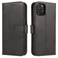 Magnet Case caz elegant husa flip cover cu funcție de stand Oppo Find X5 Pro negru
