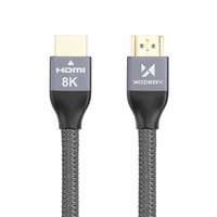 Wozinsky HDMI 2.1 8K 60 Hz 48 Gbps / 4K 120 Hz / 2K 144 Hz cablu argintiu de 1 m (WHDMI-10)