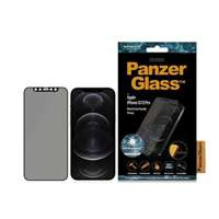 PanzerGlass E2E E2E Super+ iPhone 12/12 Pro Case Friendly AntiBacterial Microfracture Privacy negru/negru