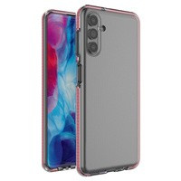 Spring Case husă din gel husa cu ramă colorată pentru Samsung Galaxy A13 5G roz deschis
