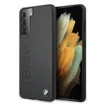 Husa BMW BMW Samsung Galaxy S21 Plus Signature Logo Imprint BMHCS21MSLLNA Navy Blue Hardcase