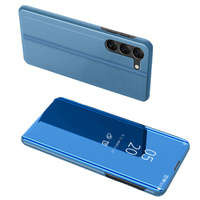 Husa Case Husa Clear View pentru Samsung Galaxy S23 Flap Cover albastru Case