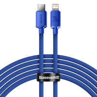 Baseus crystal shine series fast charging data cable USB Type C to Lightning 20W 2m blue (CAJY000303)