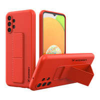 Husa Kickstand Case flexibilă din silicon pentru suport Samsung Galaxy A13 5G Roșu