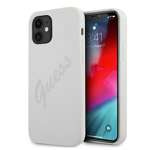 Husa GUESS Apple iPhone 12 Mini Script Vintage GUHCP12SLSVSCR Hardcase crem