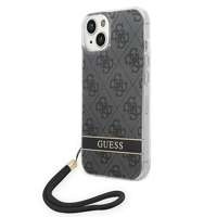 Husa Apple iPhone GUESS 14 Plus 4G Print Strap negru tarecase