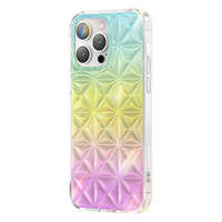 Husa Husa iPhone Kingxbar Miya Seria 14 Plus Case Cover Rear Rainbow Backs Case