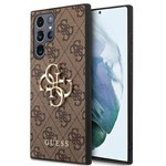 Husa GUESS Samsung Galaxy S22 Ultra 4G Big Metal Logo Maro Husă rigidă