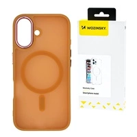 Fashion Case MagSafe Wozinsky Fashion MagSafe pentru Samsung Galaxy S25 - Portocaliu