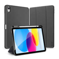 husa iPad Apple Dux Ducis Domo 10.9'' 2022 (a 10-a generație) capac cu suport pentru stylus Suport pentru creion inteligent negru